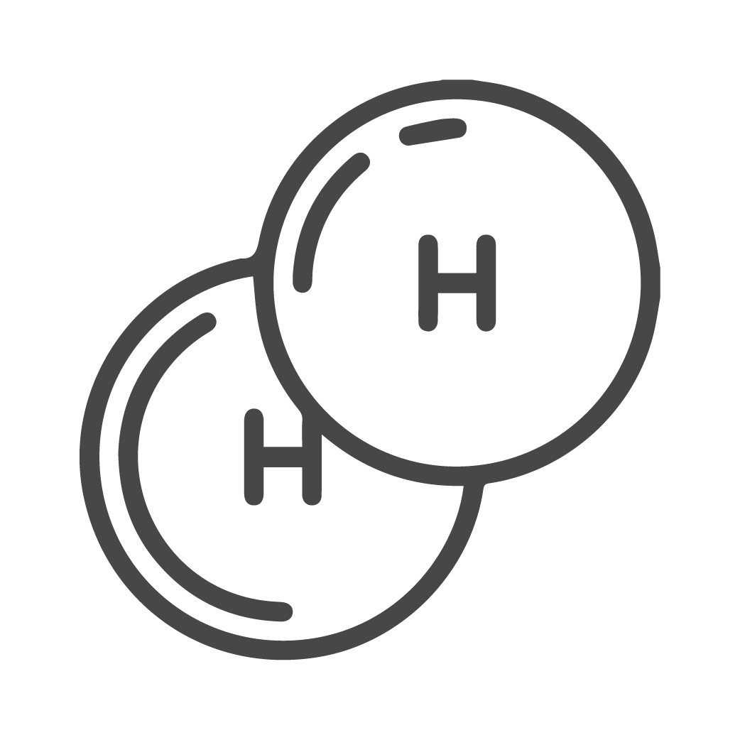 Molecular Hydrogen Drip Icon